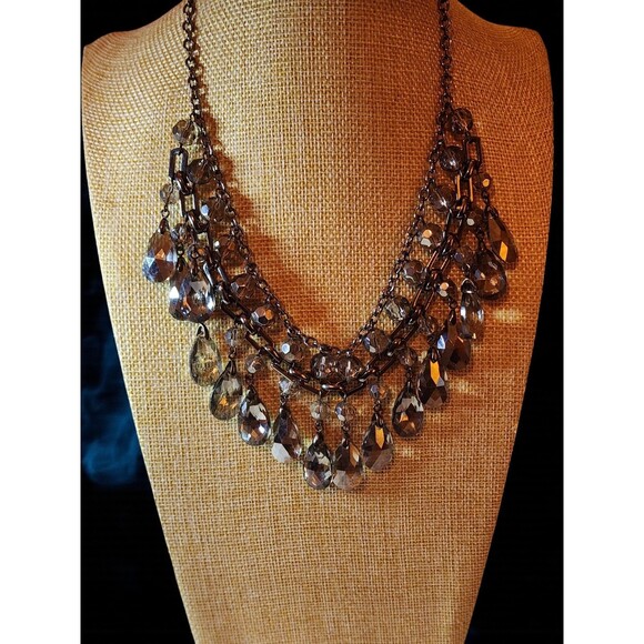 Victorian Gothic Choker Necklace – Black Crystal Statement Jewelry - Picture 1 of 3